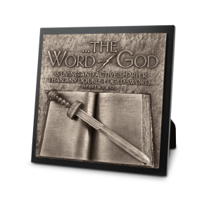 Tabletop Plaque The Word Of God 8.75H