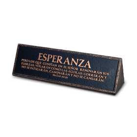 Plaque Spanish Esperanza Isaias 40:31