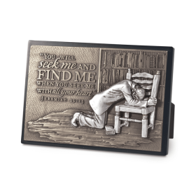 SculpturePlaque Moments Of Faith Man