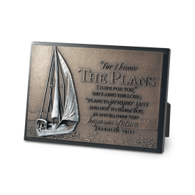 SculpturePlaque Moments Of Faith Boat