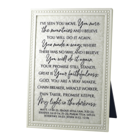 Tabletop Plaque Mountain Mover