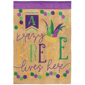 Flag A Krazy Krewe Lives Here 29x42