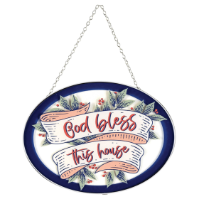 God Bless This House Suncatcher
