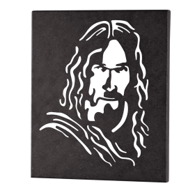 Wall Hanging Metal Head Of Christ 12x14