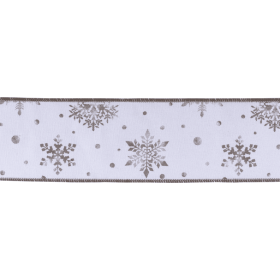 Wired Cotton Ribbon 4" x 10 yds.