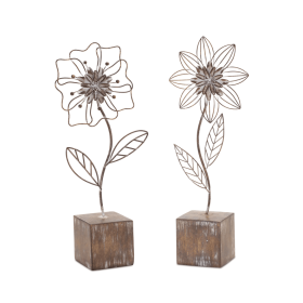 Metal Floral Decor
