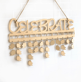 Wooden Birthday Reminder Home Decor Hanging Sign