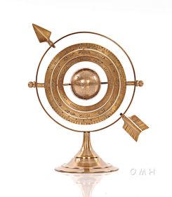 Brass Armillary Globe DÃ©cor