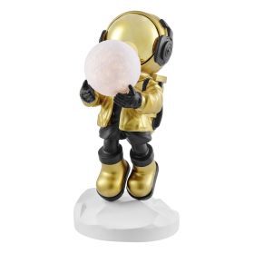 Hadfield takes the Moon Lighted Astronaut  Sculpture