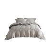 Twin Size 4 piece Duvet Cover Set Ruffled Bedding 100% Cotton