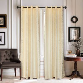 Window Semi-Blackout Curtain / Drape Panel (Option: Ambassador)