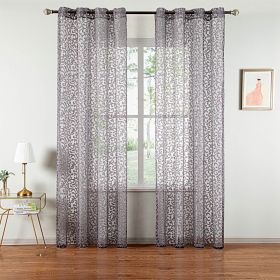 Window Sheer Curtains Panel (Option: Artemis)