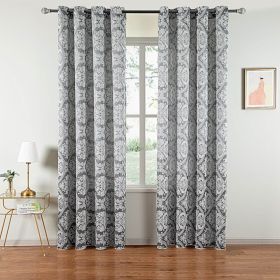 Window Semi-Blackout Curtains Panel (Option: Athena)