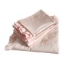 Twin Size 4 piece Duvet Cover Set Ruffled Bedding 100% Cotton