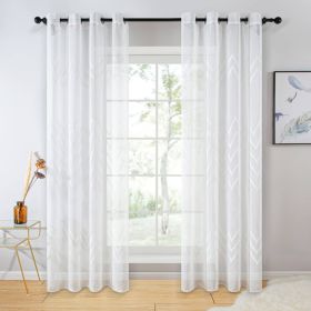 Sheer Curtains Panel (Option: Genoa)