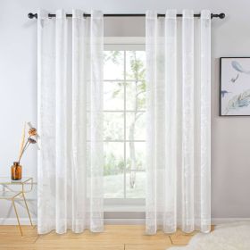 Sheer Curtains Panel (Option: Idra)
