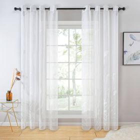 Sheer Curtains Panel (Option: Malta)
