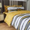 Duvet Cover Set 6 Piece Queen Size Cotton Bedding