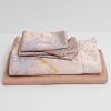 Queen Size Duvet Cover Set Jacquard Top & 100% Cotton Inside