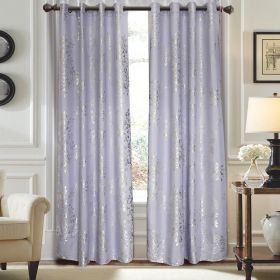 Window Semi-Blackout Curtain / Drape Panel (Option: Munich)