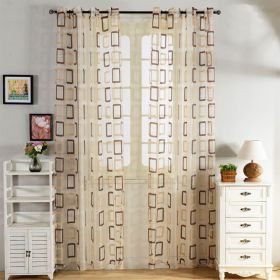 Window Sheer Curtains Panel (Option: Nice)