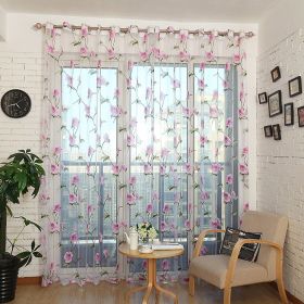 Window Sheer Curtains Panel (Option: Paris)