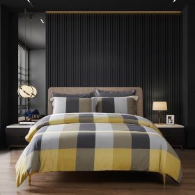 Duvet Cover Set 6 Piece Queen Size Cotton Bedding (Option: Pompeii by Dolce Mela)