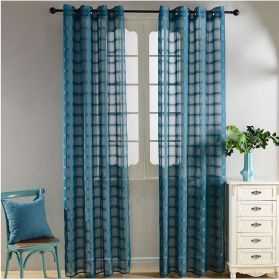 Window Sheer Curtains Panel (Option: Santa Cruz)