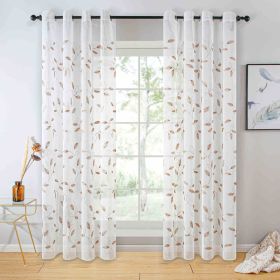 Sheer Curtains Panel (Option: Valencia)
